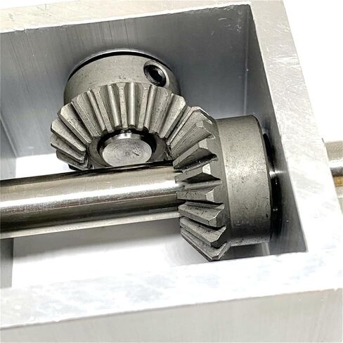 Miter Transmission 1pcs 1:1 Differential Assembly Gearbox 90° Right Angle Bevel Gear Gearbox 1.25M 20T Bevel Gear 10MM Shaft Corner Reversing Device Pinion Mechanical (Color : 1 Ratio 1, Si in Kuwait