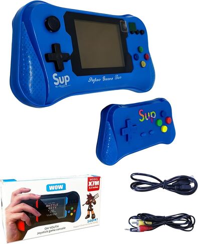 لعبة محمولة للأطفال - ألعاب فيديو Retro Retro المحمولة مسبقًا ، مشغل ألعاب فيديو محمول - مشغل ألعاب محمول مع بطارية قابلة للشحن ميني أركيد هدايا إلكترونية للأولاد يعملون مع التلفزيون in Kuwait
