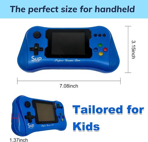 لعبة محمولة للأطفال - ألعاب فيديو Retro Retro المحمولة مسبقًا ، مشغل ألعاب فيديو محمول - مشغل ألعاب محمول مع بطارية قابلة للشحن ميني أركيد هدايا إلكترونية للأولاد يعملون مع التلفزيون in Kuwait