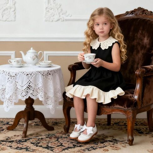 Estine Girls School Assion Oxfords - Toddler Girl Mary Jane Dress Shoes لحفل الزفاف in Kuwait