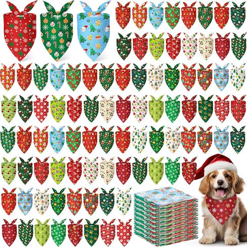 240 PCS Fall Bandanas للكلاب الخريف مع أوراق القيقب أنماط اليقطين عيد الشكر المرايل الناعمة مثلث قابلة للتعديل وشاح الكلب للملابس الصغيرة المتوسطة الصغيرة 25.6 × 17.7 × 17.7 بوصة in Kuwait