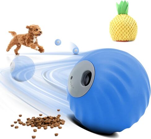 Interactive Dog Toys – Treat Dispensing Puzzle Ball, Food Dispenser Slow Feeder, Enrichment Toy to Keep Dogs Busy, Durable Dog Ball with Knitted Covers for Small Medium Dogs （Orange） in Kuwait