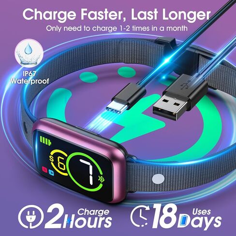 طوق لحاء الكلب ، طوق اللحاء الذكي للكلاب الصغيرة 5-15 رطل الكلاب الكبيرة المتوسطة ، ذوي الذكاء الذكري الفعال مع أوضاع الاهتزاز الصفير القابلة للتعديل وحساسية 7 ، جهاز مضاد تلقائي للكلب in Kuwait