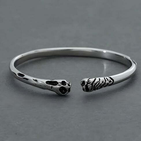 سوار S925 STERLING SILVER ، تصميم الكفة المفتوحة ، مجوهرات الهدايا للرجال لرجل in Kuwait