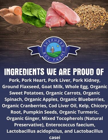 Shepherd Boy Farms تجميد طعام الكلاب المجفف (وصفة لحم البقر) طعام خام للكلاب، جميع أغذية الكلاب الخام الطبيعية، كيس 14 أونصة من طعام الكلاب المجفف بالتجميد، صنع في الولايات المتحدة الأمريكية، يحتوي على نسبة عالية من البروتين، والتغذية الأساسية للأغذية الخ in Kuwait