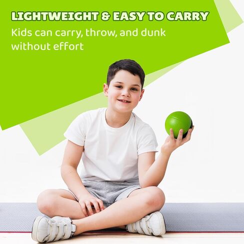 BAMMAX MINI كرة السلة لـ MINI HOOP | مسرحية داخلية أو داخلية وصامتة لـ Nerf Hoop | 4 بوصة للأطفال والأطفال الصغار | لعبة الرغوة الناعمة كرة السلة الداخلية (حزمة 2). in Kuwait