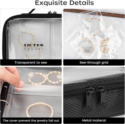 حقيبة حقيبة مجوهرات منظم مجوهرات بحجم سفر ، فهي منظمات تخزين المجوهرات منظمة تخزين المجوهر in Kuwait