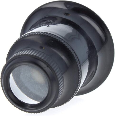 10X Plastic Jewelers Loupe 25mm Diameter Glass Lens Magnifier in Kuwait