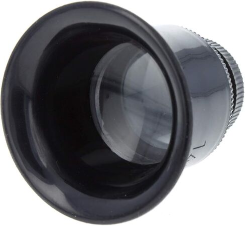 10X Plastic Jewelers Loupe 25mm Diameter Glass Lens Magnifier in Kuwait