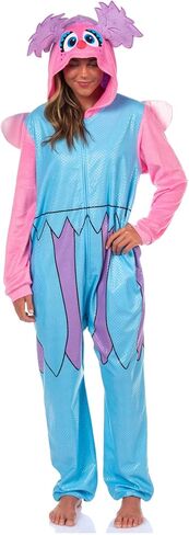 intimo sesame street character area suit kigurumi hooded 1 قطعة واحدة من الصوف بيجاما للرجال للنساء (elmo ، صغيرة/متوسطة) in Kuwait