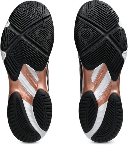 ASICS Netburner Ballistic Flytefoam Mid Top 3 Ballball Shoes ، 6 ، White/Blue Coast in Kuwait