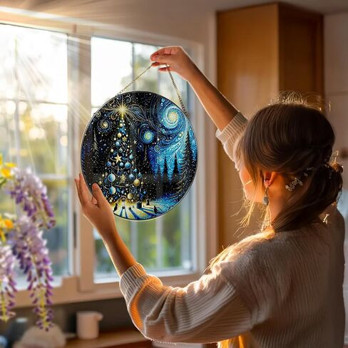 8 بوصة الزجاج المصنوع من الزجاج Suncatcher زخرفة ، Douhasu Dragon Sun Counters نافذة داخلية ، نافذة زجاجية ملون معلقة ، ديكور المنزل ، هدايا عشاق التنين للرجال ، الأب ، الزوج ، صديقها in Saudi Arabia