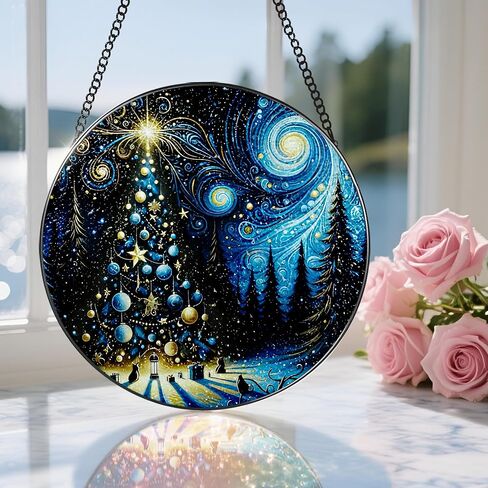 8 بوصة الزجاج المصنوع من الزجاج Suncatcher زخرفة ، Douhasu Dragon Sun Counters نافذة داخلية ، نافذة زجاجية ملون معلقة ، ديكور المنزل ، هدايا عشاق التنين للرجال ، الأب ، الزوج ، صديقها in Saudi Arabia