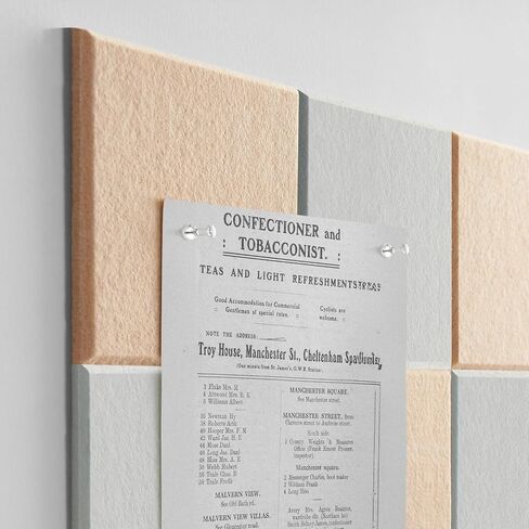 Tsjoffice Barge Cork Board لجدار - 48 "× 36" لوحة نشرة مع 50 بواسين لديكور المكتب ، لوحة دبوس 12 حزمة بلاط الجدران مع علامات تبويب آمنة قابلة للإزالة ، Corkboard للمكتب المنزلي - أسود - أسود in Kuwait