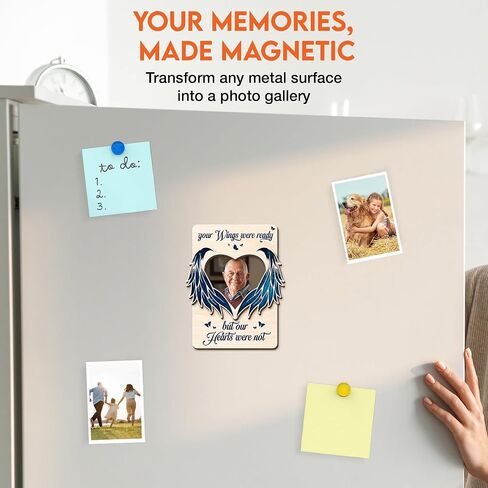 Magnetic Picture Frames - Personal Stalker for Pet Lover, Dog Owner - Unique Magnet Photo Frame for Women, Men - Magnetic Frames for Refrigerator, Locker & More in Saudi Arabia