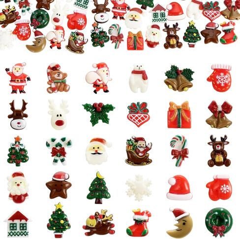 100 PCS Halloween Resin Sharms ، Halloween Resin Flatback الحلي ، حلي سحر صغير ثلاثي الأبعاد لحرف DIY ، دبابيس الشعر ، سجل القصاصات ، إطار الصورة in Saudi Arabia