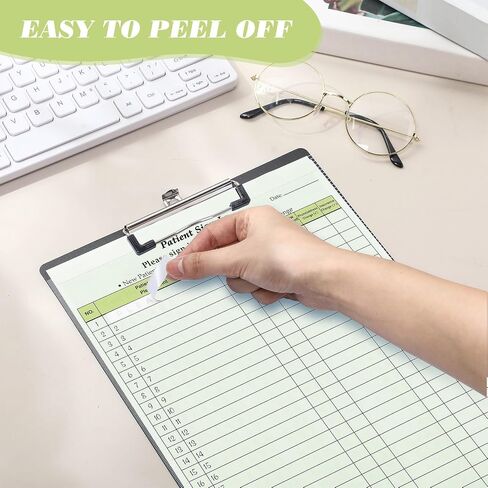 250 Pack Patient Sign in Sheets Hipaa Compliant Patient Sign in Label Forms Peel Off Adhesive Labels Carbonless 3 Part Forms for Privacy in Doctor Medical Clinic Dental Office (Blue) in Saudi Arabia