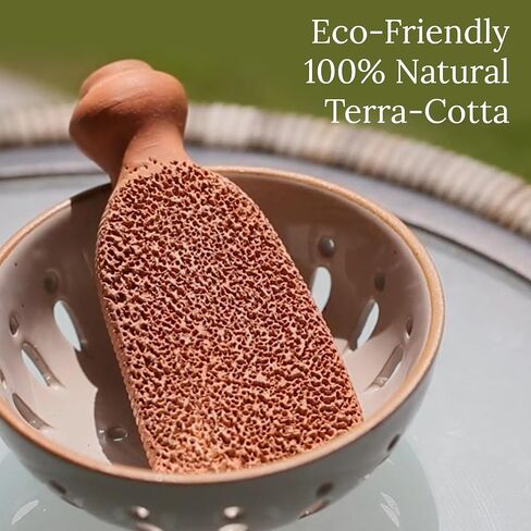 طقم مزيل الشجرة الشجرة المزيل - 40 ٪ من كريمة اليوريا و terra -cotta الخفاف المصنوعة يدويًا للأقدام - مزيل الكالس للقدمين مع زبدة الشيا والألو in Kuwait