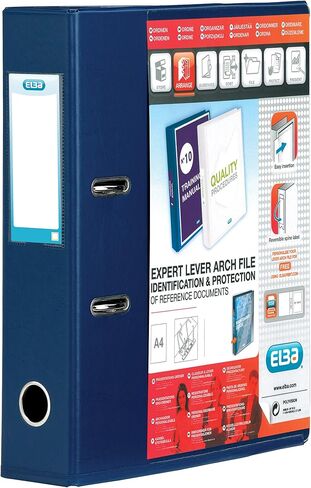 A4 70 mm Vision Lever Arch File - Black in Kuwait