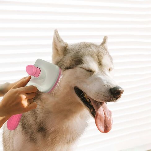 Pet Cleaning Deshedding Brush,Pet Hair Removal Brush for Shedding Massaging Grooming for Small Dogs,Cats,Rabbits(blue) in Kuwait