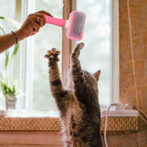 Pet Cleaning Deshedding Brush,Pet Hair Removal Brush for Shedding Massaging Grooming for Small Dogs,Cats,Rabbits(blue) in Kuwait