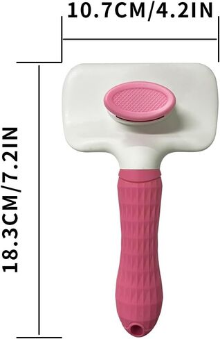 Pet Cleaning Deshedding Brush,Pet Hair Removal Brush for Shedding Massaging Grooming for Small Dogs,Cats,Rabbits(blue) in Kuwait
