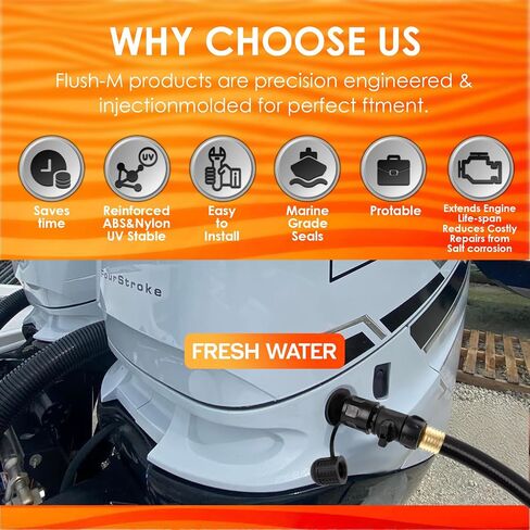 SWIFTFLUSHER Outboard Quick Connect Flush Kit for suzuki outboard engines， Flush Port Quick Connect for suzuki motors，Outboard Flush Kit，Outboard Engine Motor Flushers,Outboard Engine Flush Adapter in Saudi Arabia