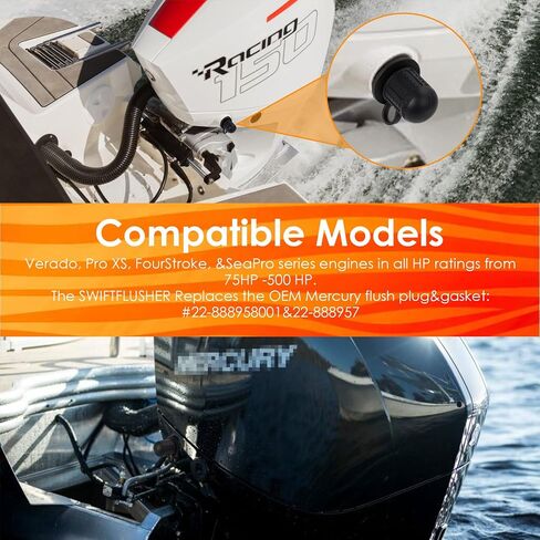 SWIFTFLUSHER Outboard Quick Connect Flush Kit for suzuki outboard engines， Flush Port Quick Connect for suzuki motors，Outboard Flush Kit，Outboard Engine Motor Flushers,Outboard Engine Flush Adapter in Saudi Arabia