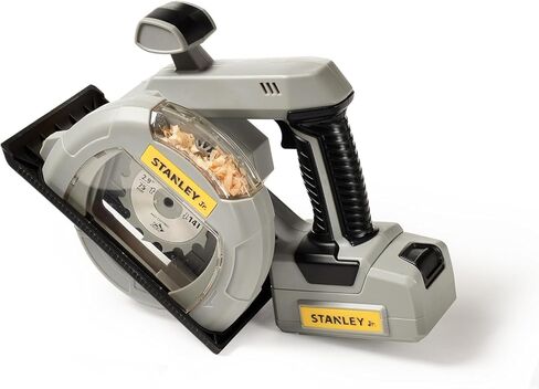 ستانلي جونيور منشار دائري تديره البطارية-أداة لعب تظاهر واقعية للأطفال | الأضواء والأصوات والشفرة الدوارة | الأعمار 3+ | يشمل البطاريات in Kuwait