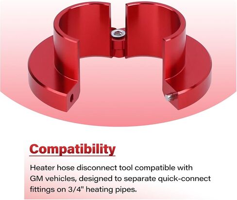 أداة فصل خرطوم السخان المتوافقة مع مركبات GM 3/4 "خطوط سخان المعادن الاستبدال أداة الإزالة السريعة # 39190 in Kuwait