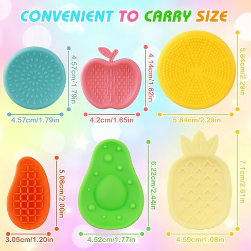 Fidget Toys for Kids Adults, 6Pcs Textured Sensory Stones for Autism ADHD Kids Calming，Silicone Worry Stones for Classroom Prizes Sensory Toys - Quiet Fidgets Toy for Students Anxiety Relief in Kuwait