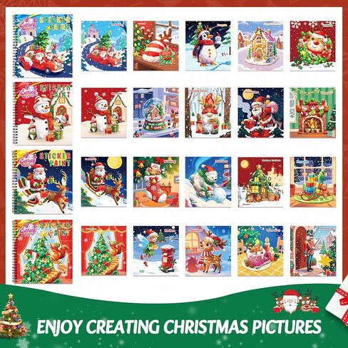 4pcs Paint by Number Sticker Book - Halloween Crafts & Acitivity Books For Kids Vens in Kuwait