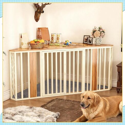 42.5 x 23.8 Inch Corner Crate Dog Bed Washable Dog Kennel Pad Furniture for Large Dogs Plush Crate Beds Pet Cage Sleeping Mat Pet Corner Side Table (Only Mat) in Saudi Arabia