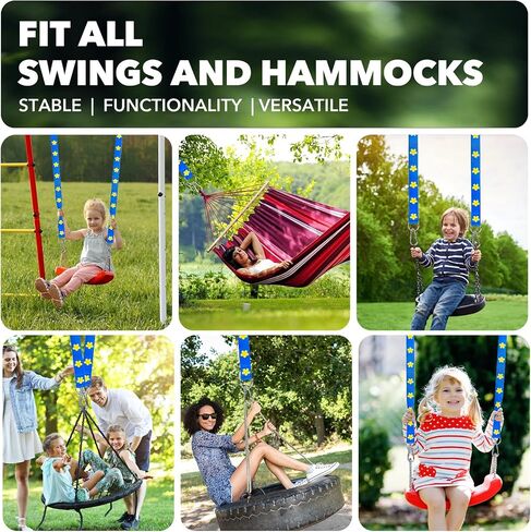 Safe Tree Swing Hanging Straps Kit, 3FT/10FT/15FT/20FT, Heavy Duty Holds 5500LBS Extra Long Adjustable Tree Swing Straps, Easy & Fast Way to Hang Any Swing or Hammock(20 FT) in Saudi Arabia