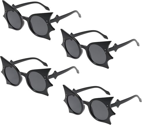 BAT Sunglasses Retro Punk Hip Hop Style Bkack نظارات شمسية للحياة اليومية في عيد الهالوين وأزياء الحفلات in Kuwait