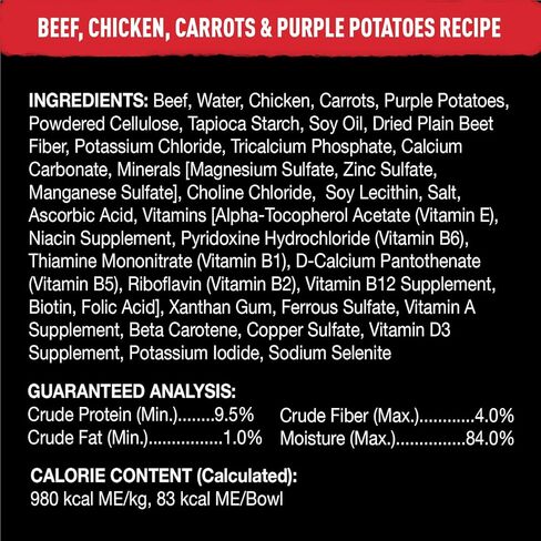 Cesar Wholding Bowls طعام الكلاب الرطبة الكبار ، الدجاج ، الجزر ، الشعير والفاصوليا الخضراء وصفة اللحم البقري ، والدجاج ، والبطاطا الأرجواني والجزر وصفة حزمة متنوعة ، 3 أوقية. (6 عدد ، حزمة 1) in Kuwait