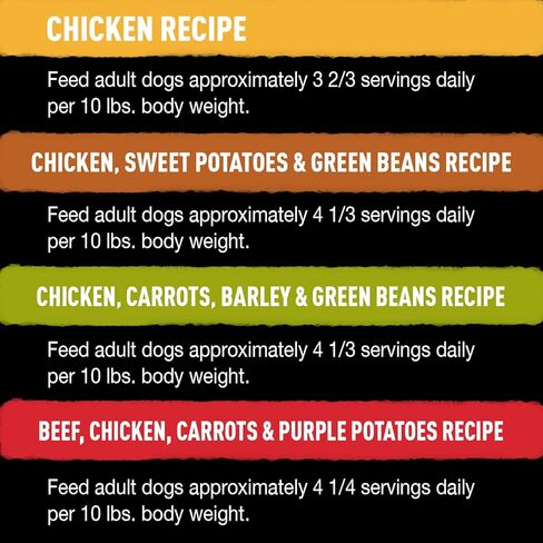 Cesar Wholding Bowls طعام الكلاب الرطبة الكبار ، الدجاج ، الجزر ، الشعير والفاصوليا الخضراء وصفة اللحم البقري ، والدجاج ، والبطاطا الأرجواني والجزر وصفة حزمة متنوعة ، 3 أوقية. (6 عدد ، حزمة 1) in Kuwait
