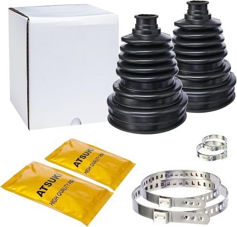 مجموعة كبيرة من عمود CV CV Axle Boot Att لاستبدال مجموعة الحذاء ذات السرعة الثابتة العالمية لسيارات الدفع الرباعي SUV SCAFT CAR SIVE 24MM-27MM (حزمة 2) in Kuwait