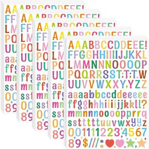 9840 PCS 60 ملصقات رسائل ملصقات 0.5in alphabet ملصقات 1/2 بوصة صغيرة الفينيل ذاتي للاصطدام أرقام ABC رسائل لزجاجات المياه SCRABBOOKING SCRAPBOOKING SCROPEL SIGN in Kuwait