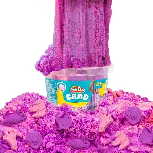 Play-Doh Sand Bucket و Teal و Purple Cotton Candy معطرة ، 1.5 رطل من الرمال في دلو يمكن إعادة بيع in Kuwait
