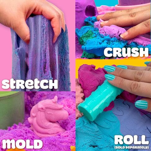 Play-Doh Sand Bucket و Teal و Purple Cotton Candy معطرة ، 1.5 رطل من الرمال في دلو يمكن إعادة بيع in Kuwait