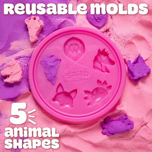 Play-Doh Sand Bucket و Teal و Purple Cotton Candy معطرة ، 1.5 رطل من الرمال في دلو يمكن إعادة بيع in Kuwait