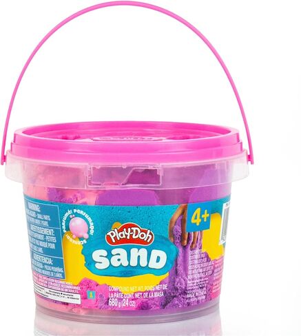 Play-Doh Sand Bucket و Teal و Purple Cotton Candy معطرة ، 1.5 رطل من الرمال في دلو يمكن إعادة بيع in Kuwait