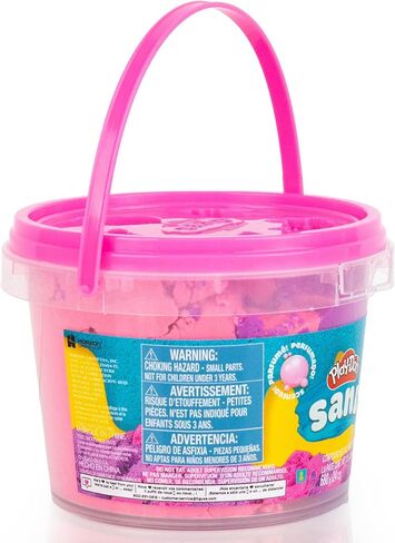 Play-Doh Sand Bucket و Teal و Purple Cotton Candy معطرة ، 1.5 رطل من الرمال في دلو يمكن إعادة بيع in Kuwait