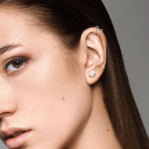 10pcs خاتم الأنف المزيف طوق ， ثقب أنف الفولاذ المقاوم للصدأ ， حلقة الحاجز المزيفة خواتم الشفاه غير المثقوبة للمجوهرات للنساء الرجال in Saudi Arabia