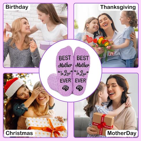 Birthday Gifts for Women with Novelty Cat Socks, Funny Mom Birthday Gifts with Pop Up Greeting Card, Cat Lover Gifts for Women in Saudi Arabia