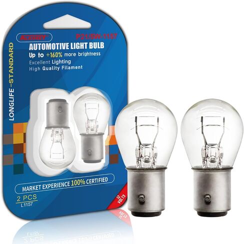 7443 T20 W21/5W 12V 21/5W مصابيح إضاءة عكسية ، 2700K أضواء بيضاء دافئة ، أضواء فرامل التيل أضواء احتياطية أضواء الإشارة ، 2 عبوة in Kuwait