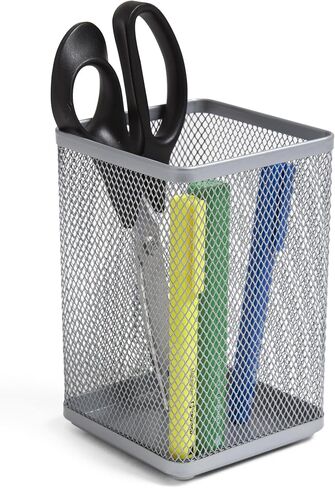 TRU RED Staples Wire Mesh File Folder Organizer, Large Single Compartment, Black (TR57550-CC) in Saudi Arabia
