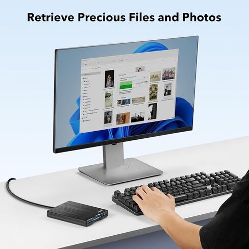 RAAYOO USB قارئ القرص المرن، 3.5 بوصة خارجي محمول 1.44 ميجا بايت FDD محرك الأقراص المرنة لنظام التشغيل Windows 7/8/2000/XP/Vista PC كمبيوتر محمول سطح المكتب الكمبيوتر المحمول - أسود in Kuwait