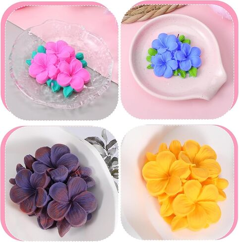 7 تجويف وردة الفاوانيا فندان قوالب ، قوالب شمعة الزهرة ، قوالب سيليكون زهرة لكعكة الحلوى الهلام تزيين الشموع الصابون الصابون صنع الزهور راتنج الشمع الحرف اليدوية in Kuwait